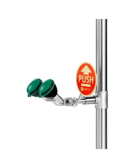 Safety eye shower with two spray heads 45° - PremiumLine - BR 210 095 | B-Safety | Philippopoulos s.a.