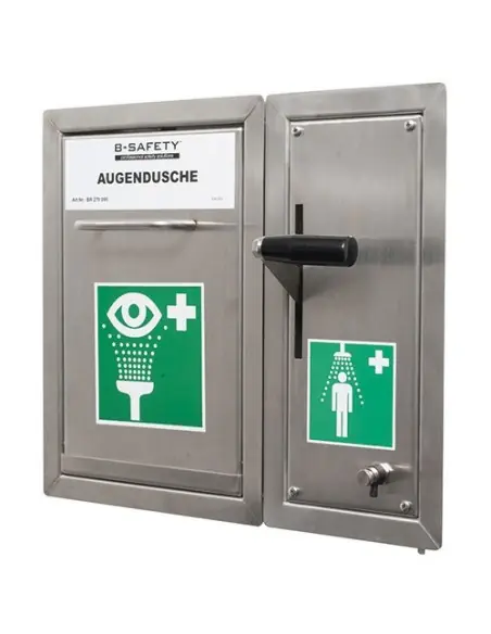 Inclusive safety shower valve in stainless steel cabinet - PremiumLine - BR 285 095 | B-Safety | Philippopoulos s.a.
