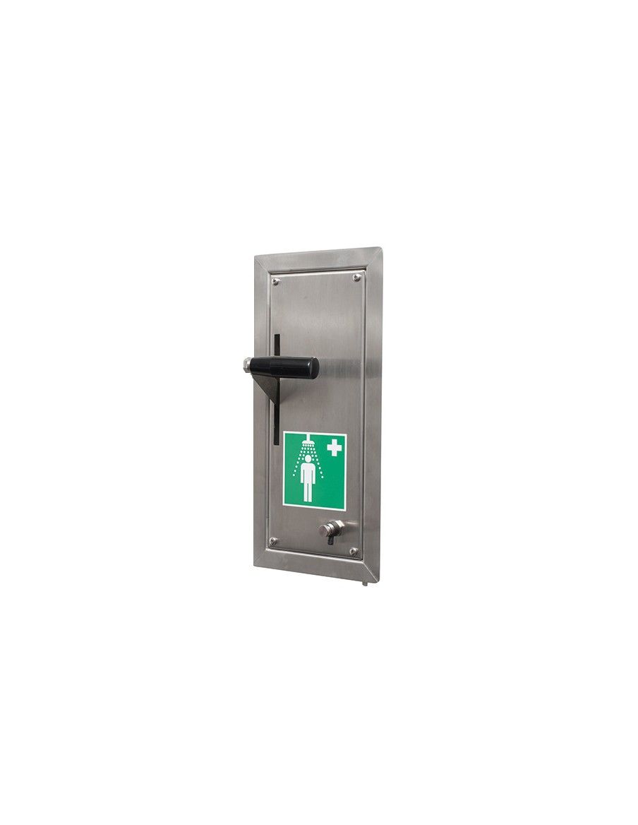 Inclusive safety shower valve in stainless steel cabinet - PremiumLine - BR 285 095 | B-Safety