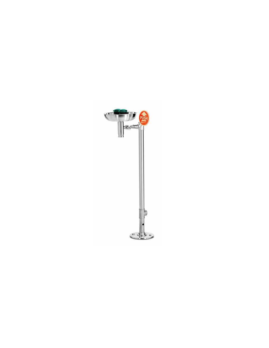 Safety eye shower with stainless steel bowl - PremiumLine - BR 305 095 | B-Safety