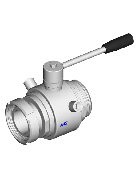 Ball Valve INTEGRAL SEALS - DIN 11851 F/M - 130126 | 4G Ghidini