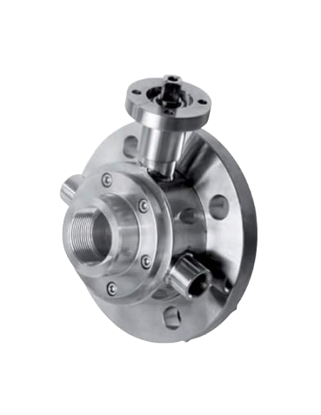 Σφαιρικός κρουνός STD SEALS TANK SIDE FLANGE UNI EN1092 & ISO228 FEMALE ON OUTPUT SIDE - 153001 | 4G Ghidini