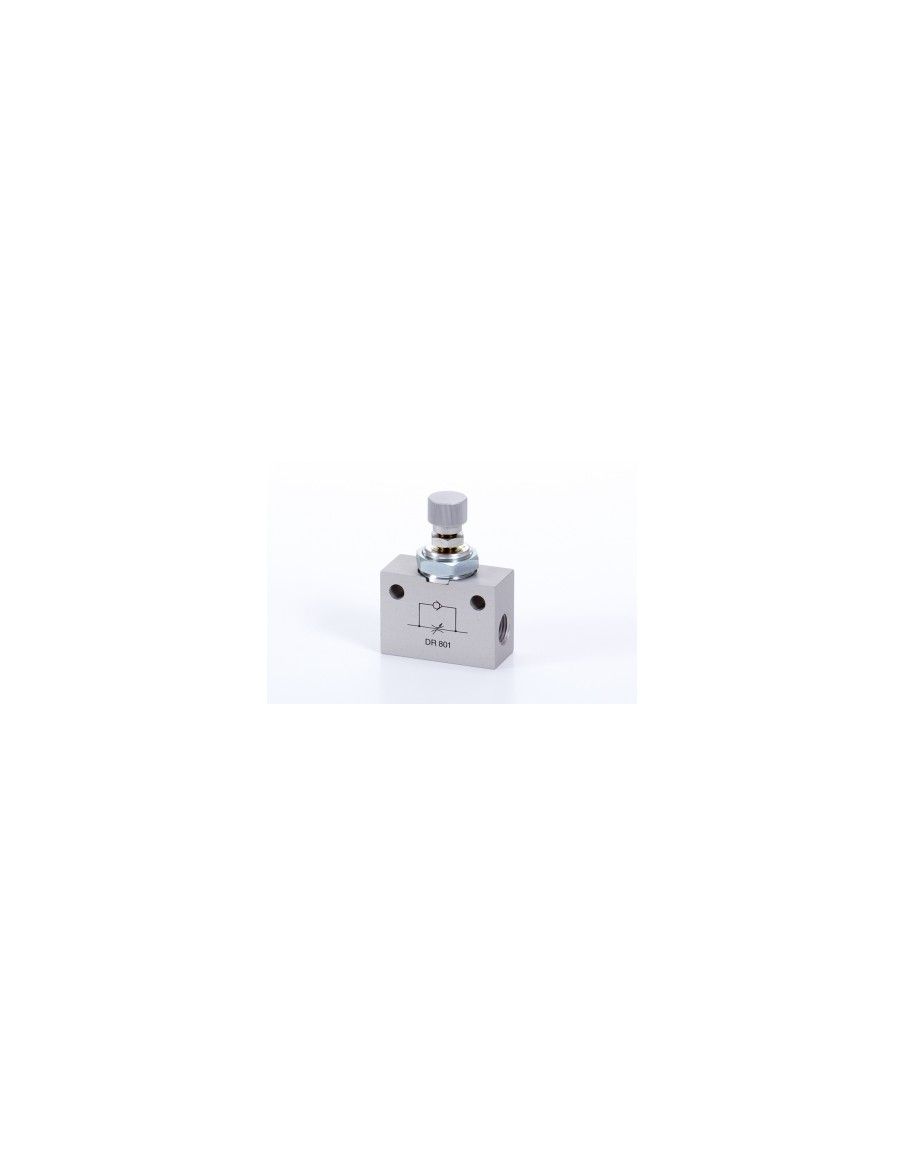 Pneumatically Actuated Valves - Block-form flow regulators | Hafner