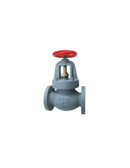Globe Valve cast Iron with non return plug JIS 10K - F7375 | Philippopoulos s.a.