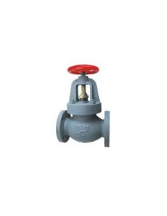 Globe Valve cast Iron with non return plug JIS 16K - F7377 | Philippopoulos s.a.