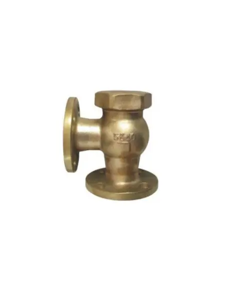 Swing check valve Angle Bronze 16K - F7418 (Union Bonnet Type) | Philippopoulos s.a.