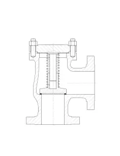 Piston Check Valve 90° Angle - DIN | Valvosider | Philippopoulos s.a.