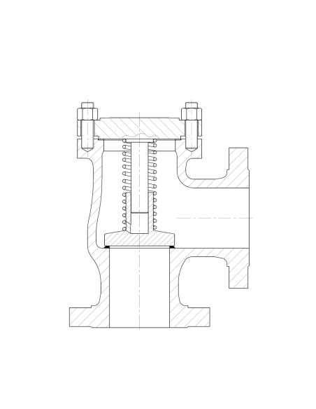 Βαλβίδα αντεπιστροφής εμβόλου - 90° Angle - DIN | Valvosider