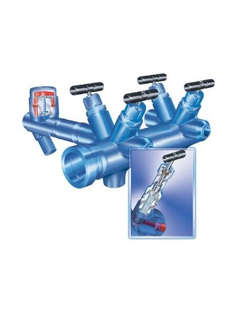 Collector / distributor of condensate - with bellow seal and vertical installation | ARI