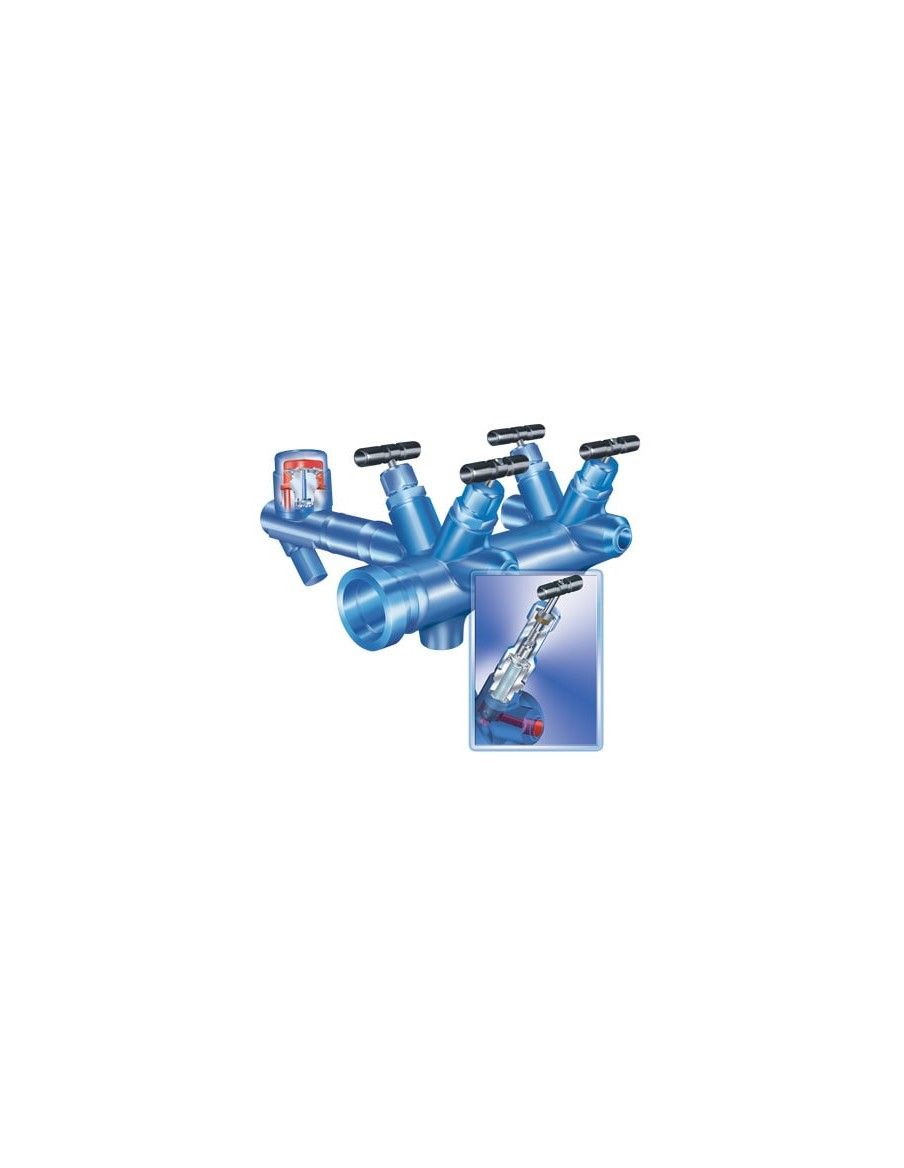 Collector / distributor of condensate - with bellow seal and vertical installation | ARI