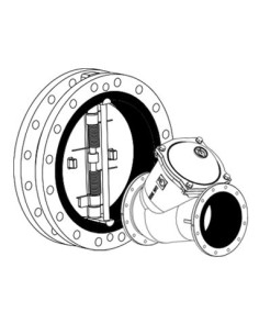 Rubber Lined Dual Plate & Ball Check Valve | Cast Flow | Philippopoulos s.a.