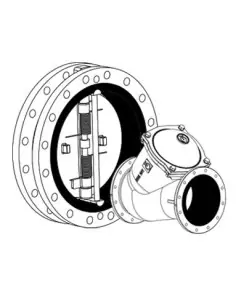 Rubber Lined Dual Plate & Ball Check Valve | Cast Flow | Philippopoulos s.a.