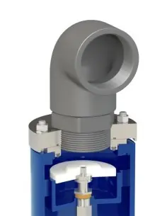 Wastewater air valve type SCF SUB | CSA | Philippopoulos s.a.