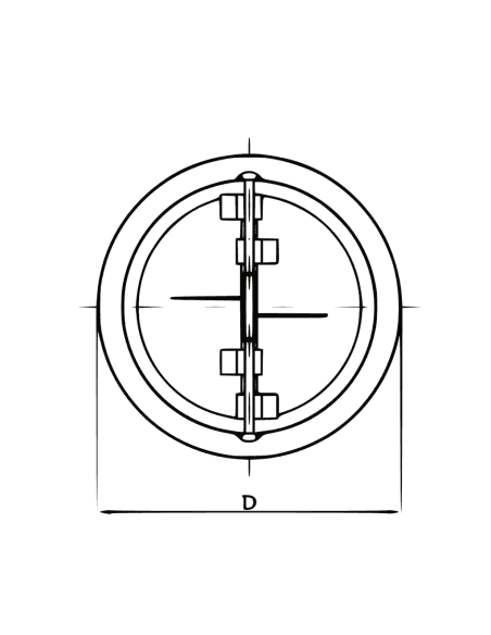 Non-Return Valves - Double Leaf Valve type CD | Mei | Philippopoulos s.a.