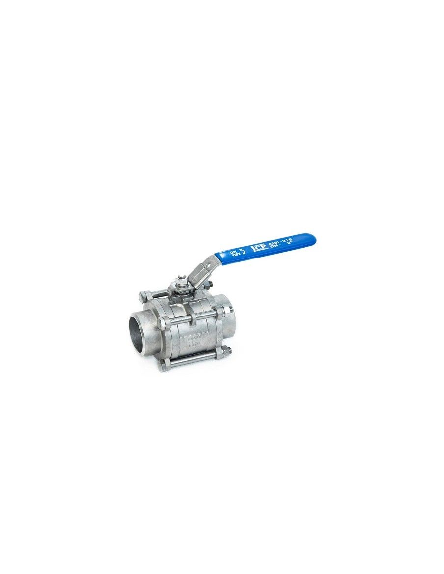 Ball Valve three pieces - 140/141/142/143 | ICP Valves