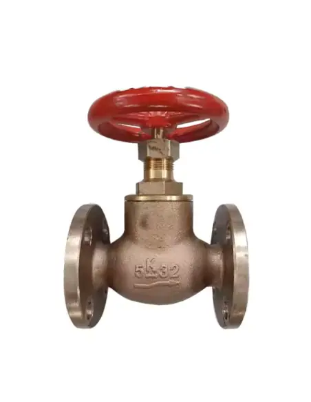Globe Valve Bronze with non return plug JIS 5K - F7351 | Philippopoulos s.a.