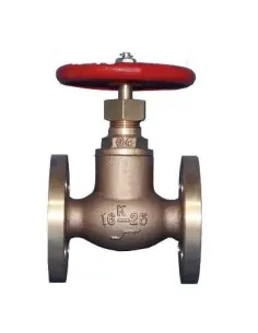 Globe Valve Bronze with non return plug JIS 16K - F7409 | Philippopoulos s.a.