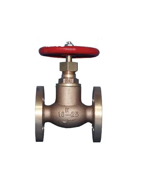Globe Valve Bronze with non return plug JIS 16K - F7409 | Philippopoulos s.a.