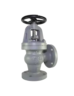 Globe Valve Angle Cast Iron JIS 10K - F7308 | Philippopoulos s.a.