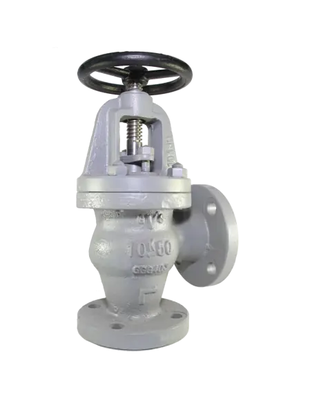Globe Valve Angle Cast Steel JIS 20K - F7320 | Philippopoulos s.a.