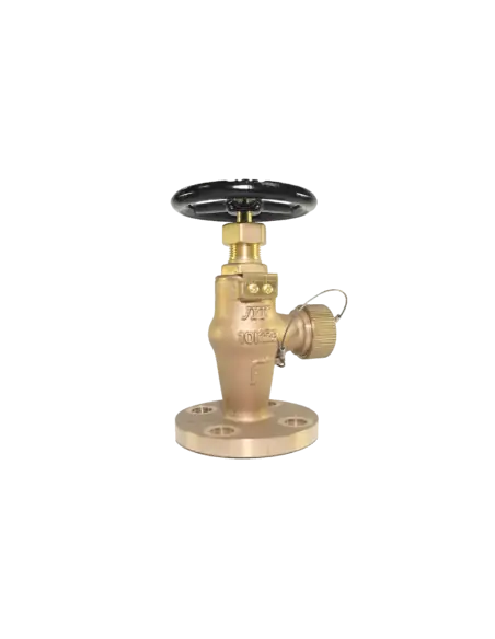 Hose Valve Angle Bronze JIS 5K - F7334 | Philippopoulos s.a.