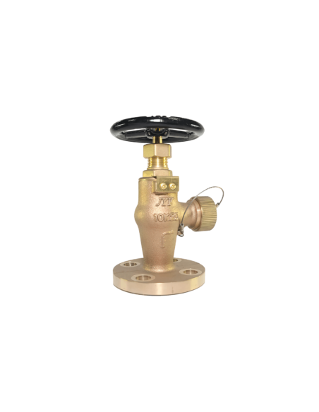 Hose Valve Angle Bronze JIS 10K - F7334 | Philippopoulos s.a.