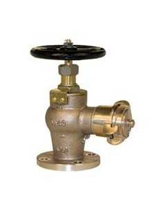 Hose Valve Angle Bronze JIS 10K - Nakajima - F7334 | Philippopoulos s.a.