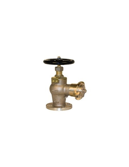 Hose Valve Angle Bronze JIS 10K - Nakajima - F7334 | Philippopoulos s.a.