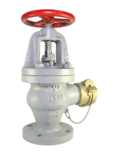 Hose Valve Cast Iron Angle JIS 10K - Nakajima - F7333 | Philippopoulos s.a.