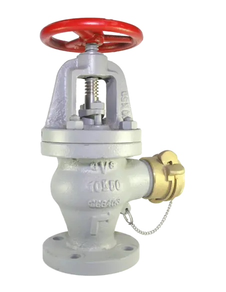 Hose Valve Cast Iron Angle JIS 10K - Nakajima - F7333 | Philippopoulos s.a.