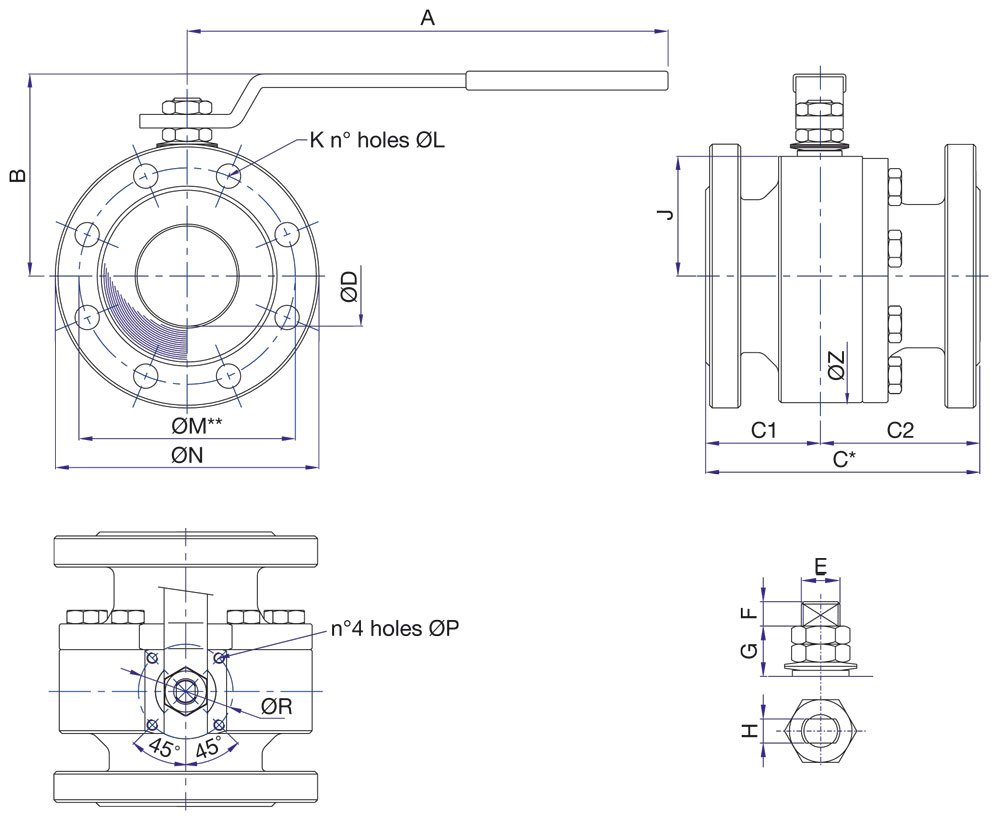 pag-6-Overall-dimensions-for-class-ANSI-150