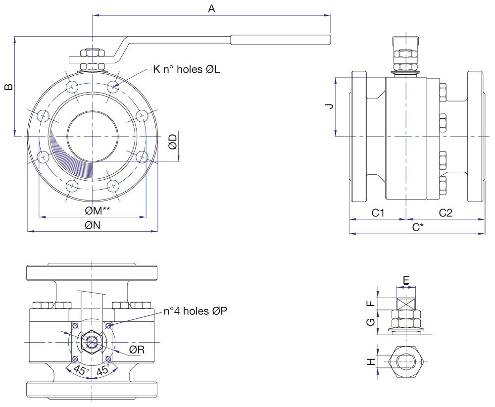 pag-7-Overall-dimensions-for-class-ANSI-300
