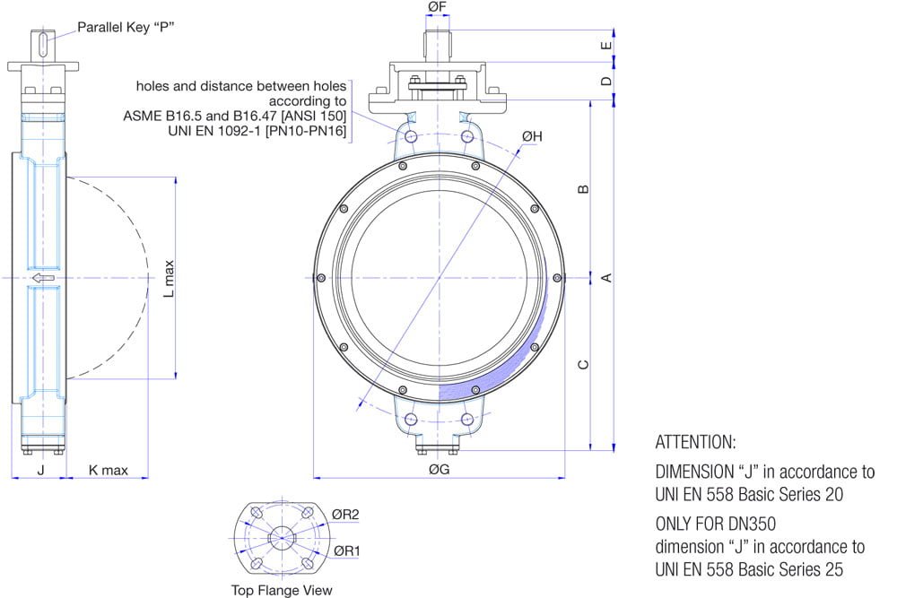 Overall Dimensions ND350-ND700
