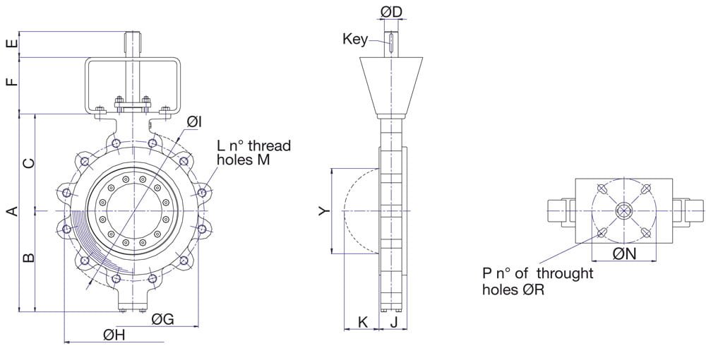 lug type valve