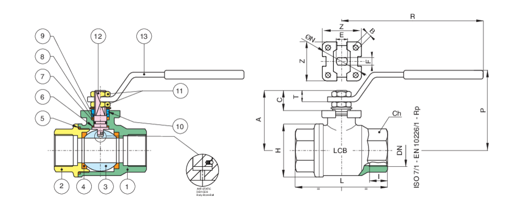 Valpres - Inox-val 2 Piece Ball Valves - 700062