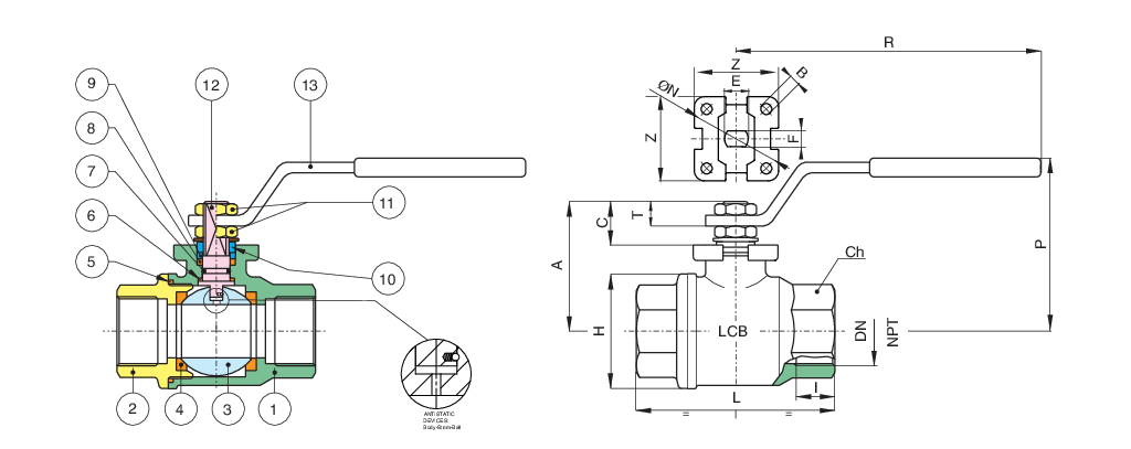 Valpres - Inox-val 2 Piece Ball Valves - 700077