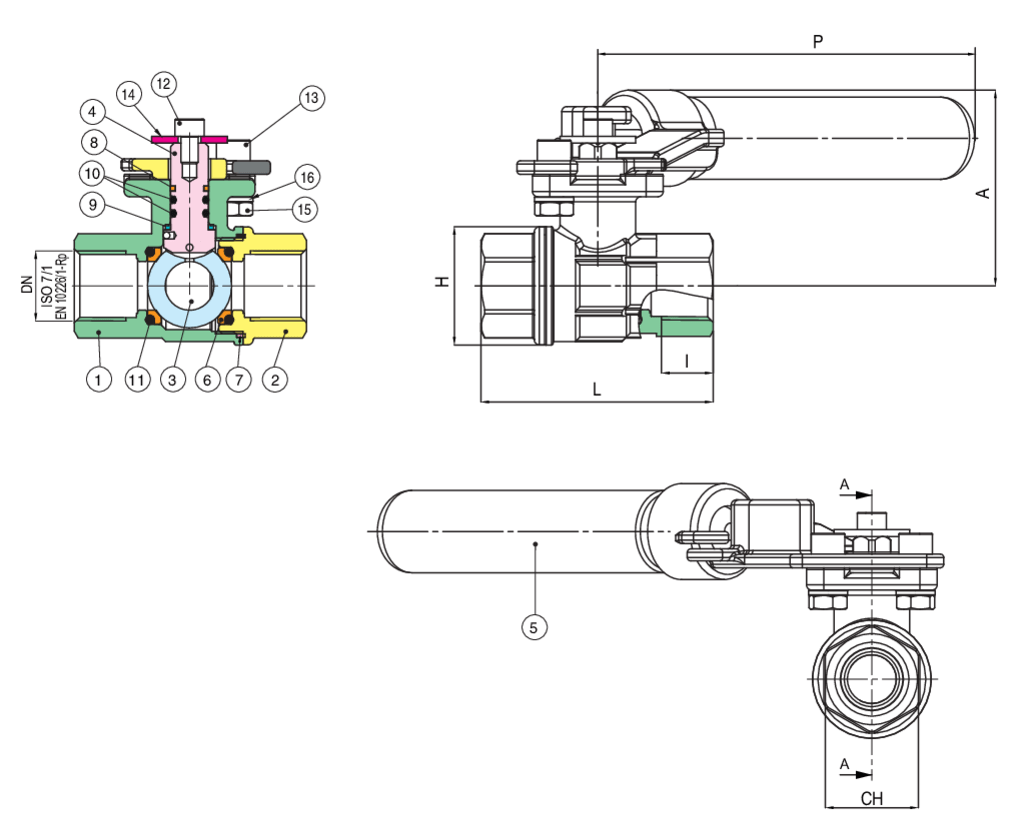 Valpres - Inox-val 2 Piece Ball Valves - 700313