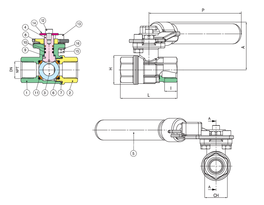 Valpres - Inox-val 2 Piece Ball Valves - 700328