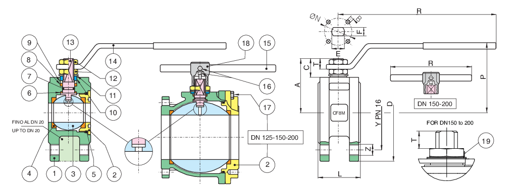 Valpres - Wafer Ball Valves - Wafer PN16 - 720000