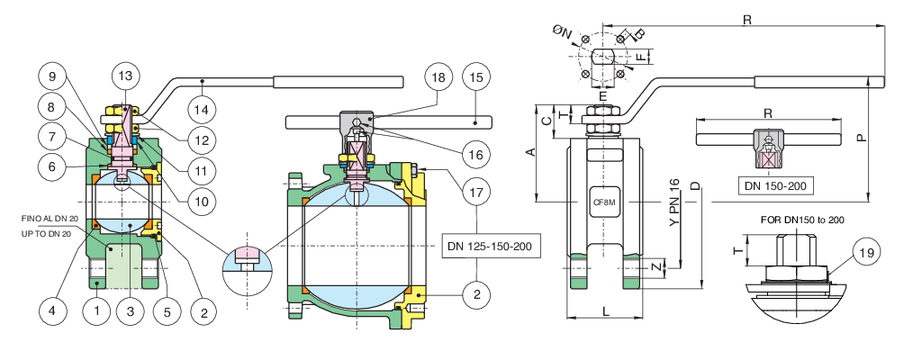 Valpres - Wafer Ball Valves - Wafer PN16 - 720005