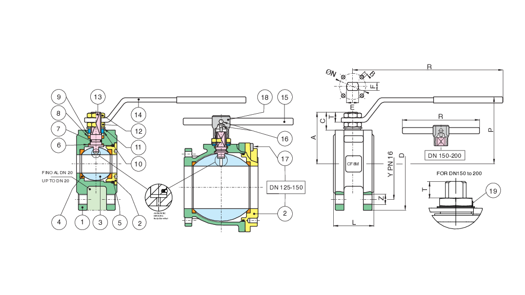 Valpres - Wafer Ball Valves - Wafer PN16 - 720184