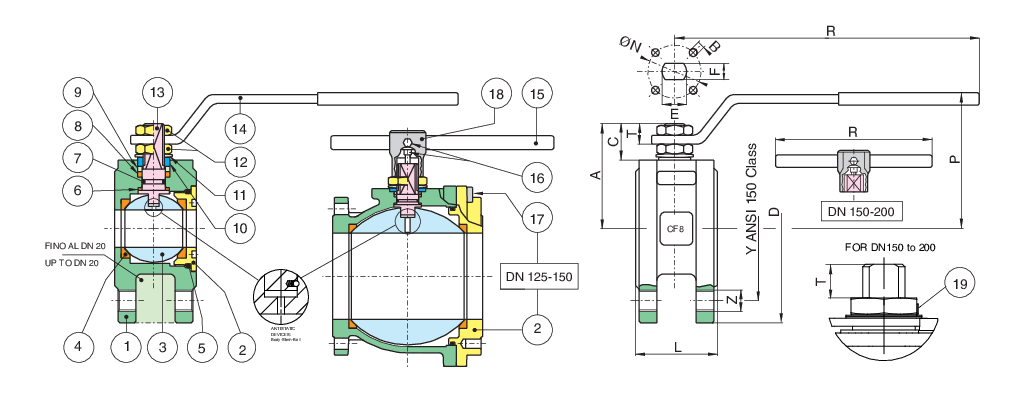 Valpres - Wafer Ball Valves - Wafer PN20 - 720191