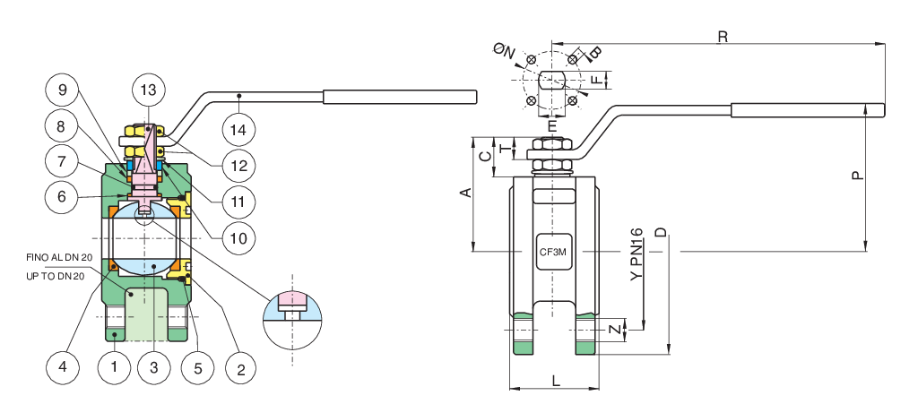 Valpres - Wafer Ball Valves - Wafer PN16 - 720600