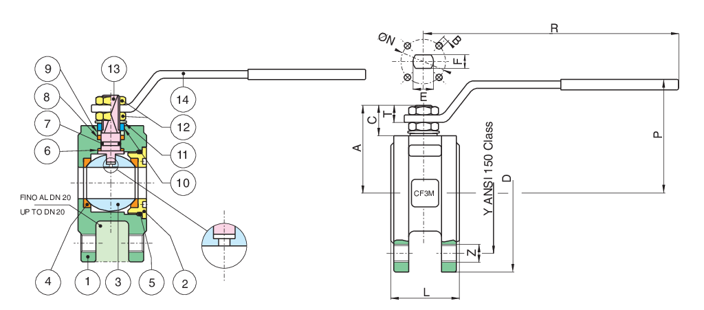 Valpres - Wafer Ball Valves - Wafer PN20 - 720601