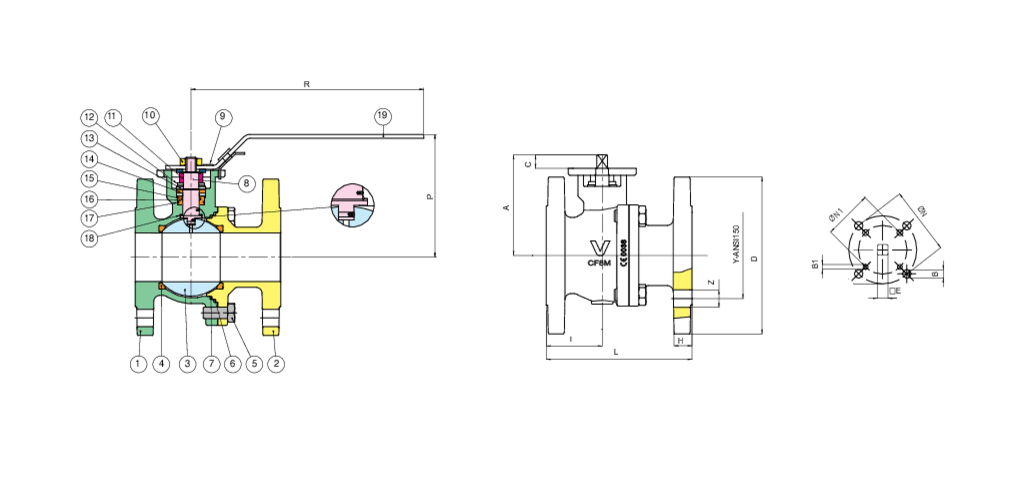 Valpres - Split-Body Valves - Split-Body ANSI150 - 766000