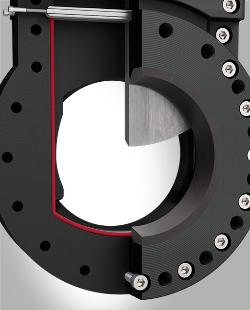 The robust metal yoke enables the optimal, simple assembly of mechanical or inductive limit switches. The yoke can be removed from one side. This makes it easier to access the mechanical parts.