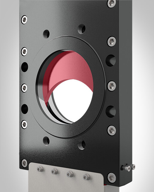 The robust metal yoke enables the optimal, simple assembly of mechanical or inductive limit switches. The yoke can be removed from one side. This makes it easier to access the mechanical parts.