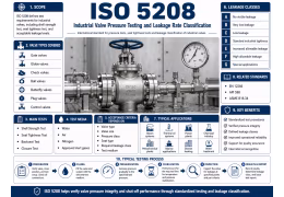 ISO 5208 Δοκιμές Πίεσης και Κατηγορίες Στεγανότητας Βιομηχανικών Βαλβίδων
