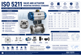 ISO 5211 Valve and Actuator Mounting Interface Standard