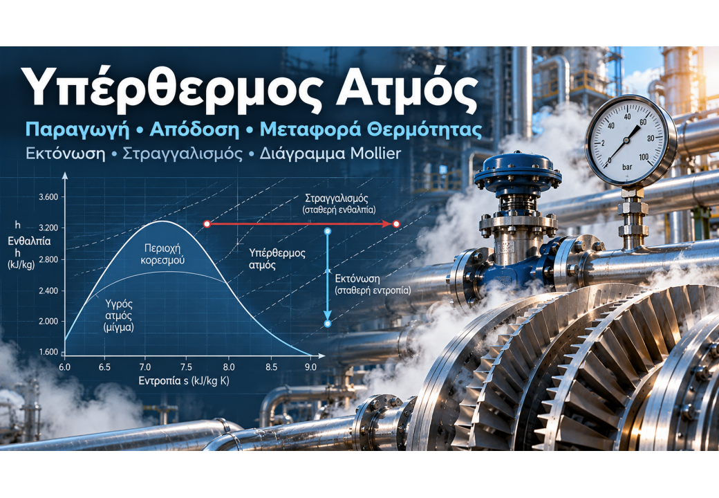 Υπέρθερμος ατμός: παραγωγή, ιδιότητες και εφαρμογές